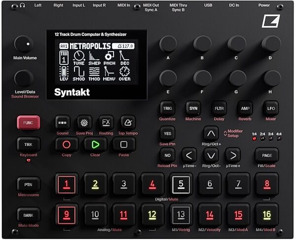 open zoom image for Elektron Syntakt Drum Computer and Synthesizer, New, Main