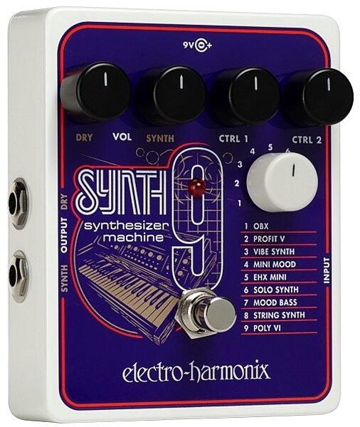 open zoom image for Electro-Harmonix SYNTH9 Synthesizer Machine Pedal, New, Main