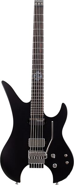 open zoom image for Schecter Synyster Gates Custom-6 TR-S Signature Headless Electric Guitar, Satin Black, Action Position Back