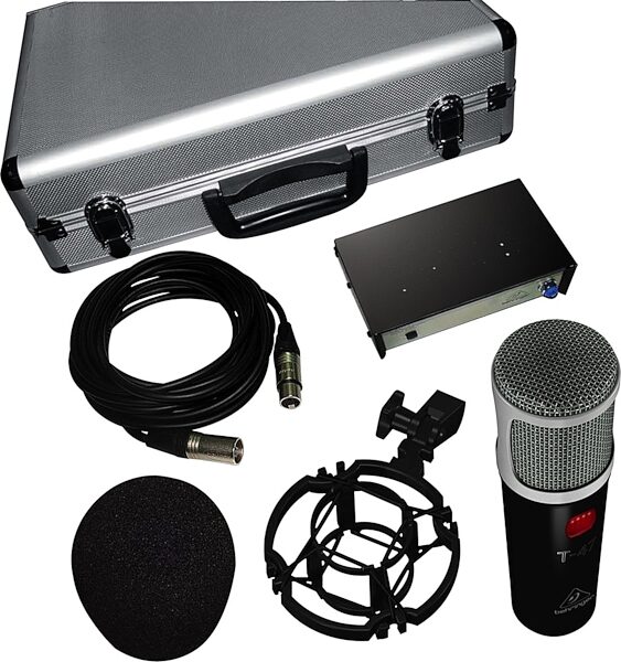 open zoom image for Behringer T-47 Tube Condenser Microphone, Accessories Included