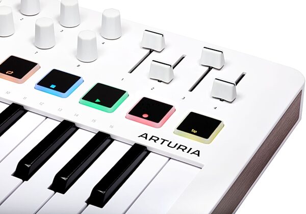 open zoom image for Arturia MiniLab 3 USB MIDI Keyboard Controller, White, Detail