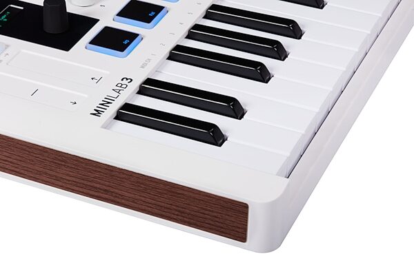 open zoom image for Arturia MiniLab 3 USB MIDI Keyboard Controller, White, Detail