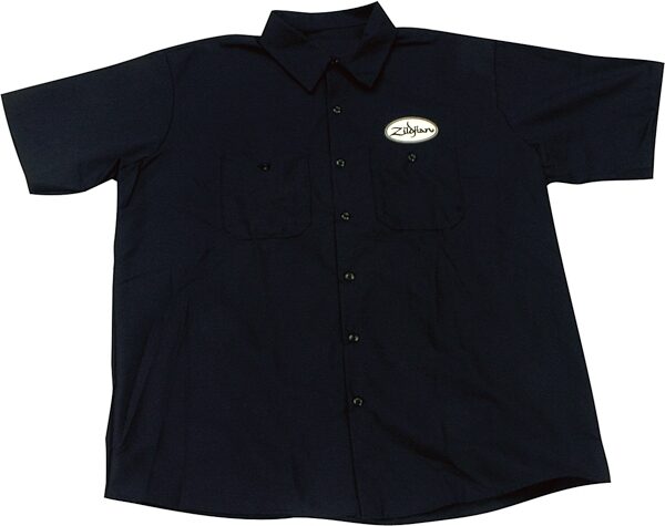 open zoom image for Zildjian Dickies Work Shirt, Navy Blue