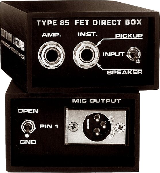 open zoom image for Countryman Type 85 Active Direct Box, Main