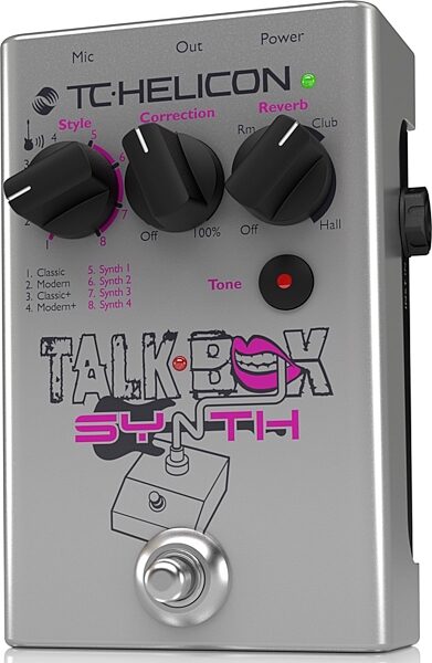 open zoom image for TC-Helicon Talkbox Synth Studio-Quality Vocal FX Pedal, View