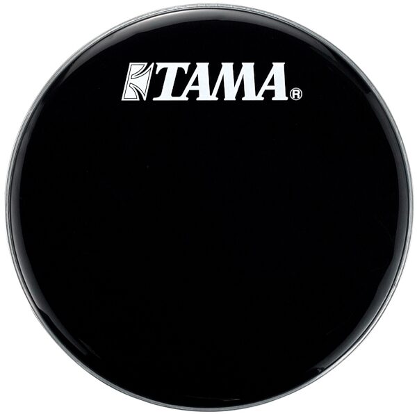 open zoom image for Tama Logo Bass Drumhead, Black, 22 inch, Main