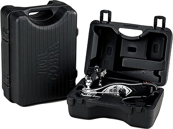 open zoom image for Tama HP900PWN Iron Cobra Power Glide Double Bass Drum Pedal (with Case), Chrome, Action Position Back