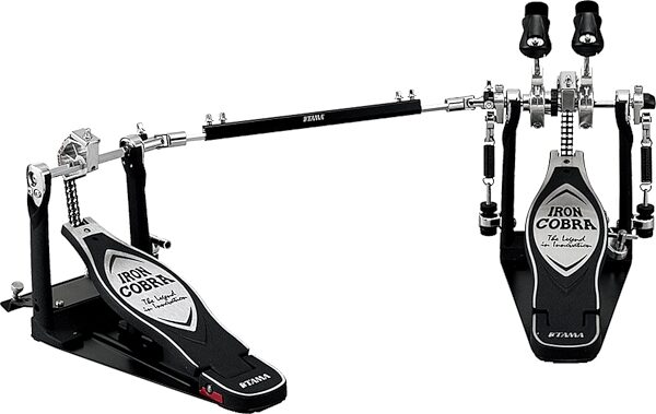 open zoom image for Tama HP900PWN Iron Cobra Power Glide Double Bass Drum Pedal (with Case), Chrome, Action Position Back