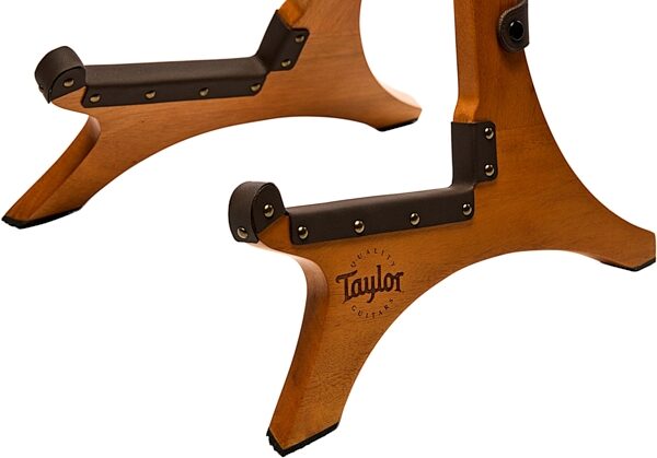 open zoom image for Taylor Folding Guitar Stand, Mahogany, Action Position Back