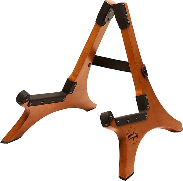 open zoom image for Taylor Folding Guitar Stand, Mahogany, Action Position Back