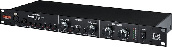open zoom image for Warm Audio TB12 Tone Beast Microphone Preamplifier, Black, Action Position Back