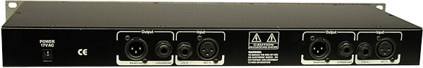 open zoom image for SM Pro Audio TB202 2-Channel Tube Microphone Preamp/Compressor, Rear