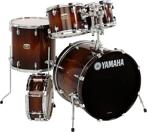 open zoom image for Yamaha TC2FS50 Tour Custom 5-Piece Drum Shell Kit, Brown Sunburst