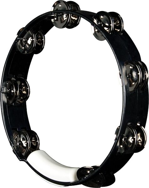 open zoom image for Rhythm Tech True Colors Tambourine, Black, 10 inch, Main