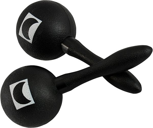 open zoom image for Rhythm Tech True Color Fiber Maracas, Black, Mini, Action Position Back