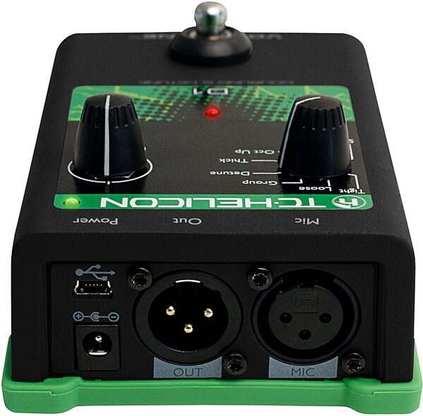 open zoom image for TC-Helicon VoiceTone D1 Doubling Detune Pedal, Back