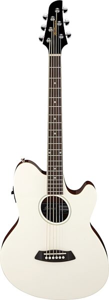 open zoom image for Ibanez TCY10E Talman Cutaway Acoustic-Electric Guitar, Ivory, Action Position Back