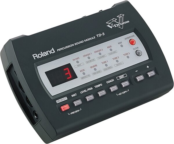 open zoom image for Roland TD3 Percussion Sound Module, TD-3 Angle