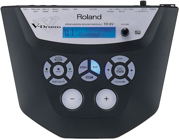 open zoom image for Roland TD6S V-Tour Electronic Drum Kit, TD6V Main