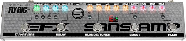 open zoom image for Tech 21 Fly Rig-5 V2 Multi-Effects Pedal, New, Action Position Back