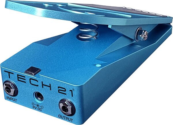 open zoom image for Tech 21 Killer Blue Wail Bass Wah Pedal, New, Action Position Back