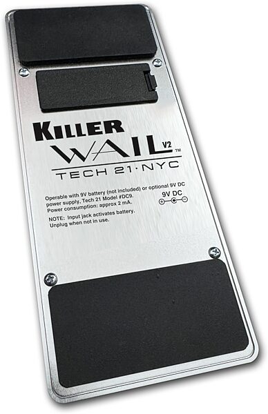 open zoom image for Tech 21 KW-V2 Killer Wails Wah Pedal, New, Action Position Back
