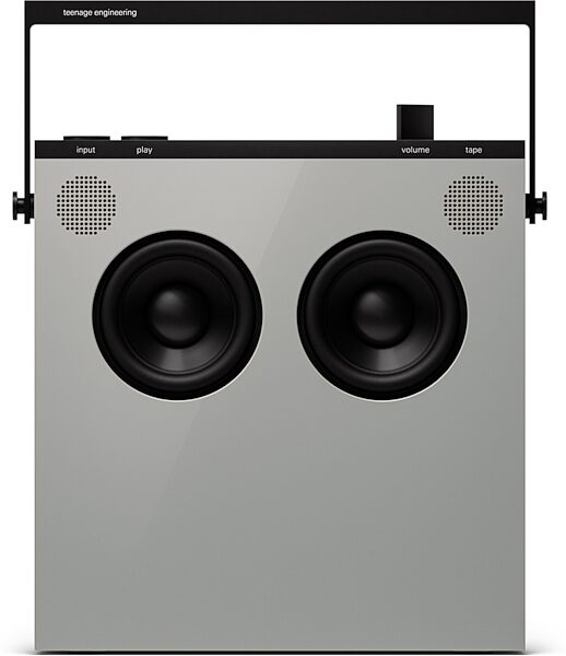 open zoom image for Teenage Engineering OB-4 "Magic Radio" Portable Speaker, Gray, Action Position Back