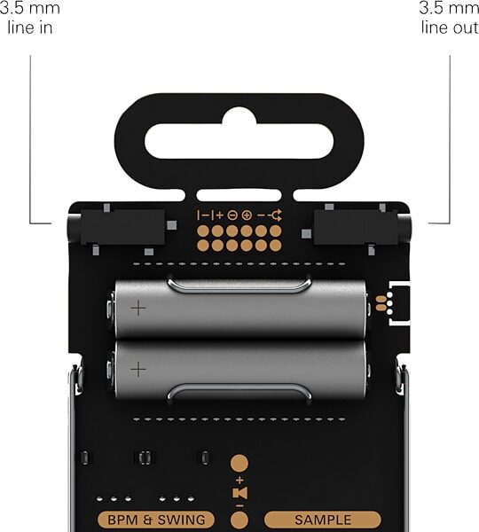 open zoom image for Teenage Engineering PO-16 Factory Pocket Operator Synthesizer, New, Action Position Back
