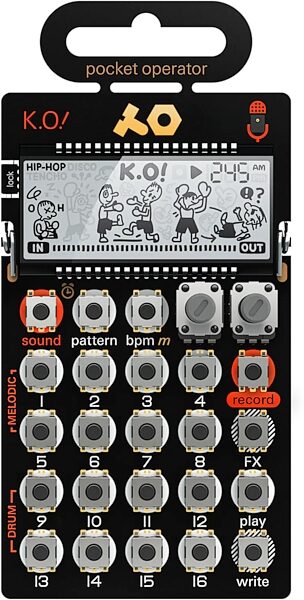 open zoom image for Teenage Engineering PO-33 KO Pocket Operator Sampler, New, Action Position Back
