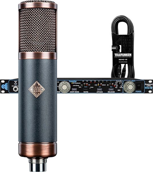 open zoom image for Telefunken TF29 Copperhead Large-Diaphragm Cardioid Tube Microphone, pack