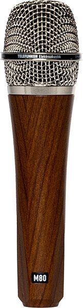 open zoom image for Telefunken M80 Supercardioid Dynamic Microphone, Cherry Wood, Rear