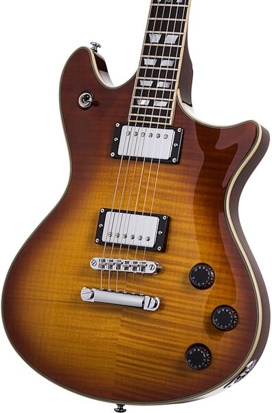 open zoom image for Schecter Tempest Custom Electric Guitar, Faded Vintage Sunburst - Body