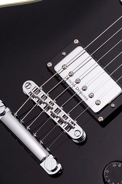 open zoom image for Schecter Tempest Standard Electric Guitar, Black - Bridge and Pickup