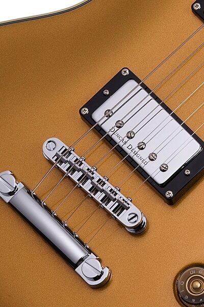 open zoom image for Schecter Tempest Standard Electric Guitar, Vintage Gold Top - Bridge and Pickup