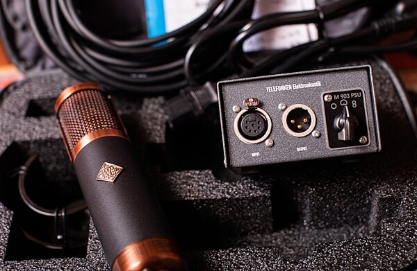 open zoom image for Telefunken TF39 Copperhead Deluxe Multi-Pattern Large-Diaphragm Condenser Microphone, New, Action Position Back