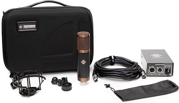 open zoom image for Telefunken TF39 Copperhead Deluxe Multi-Pattern Large-Diaphragm Condenser Microphone, New, Action Position Back