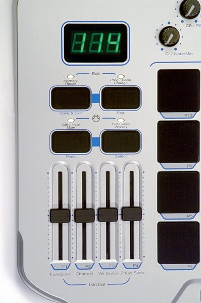 open zoom image for M-Audio Trigger Finger MIDI Controller with Pads, Sliders