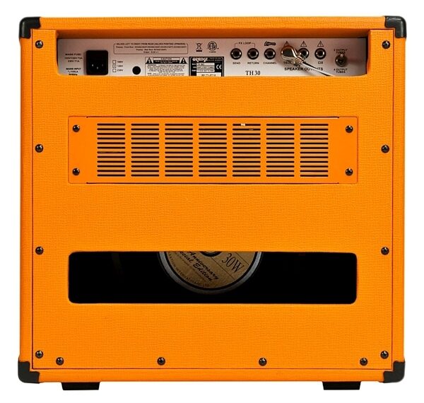open zoom image for Orange TH30C Guitar Combo Amplifier (30 Watts, 1x12"), Back