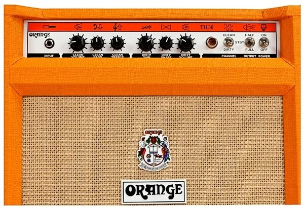 open zoom image for Orange TH30C Guitar Combo Amplifier (30 Watts, 1x12"), Control Panel