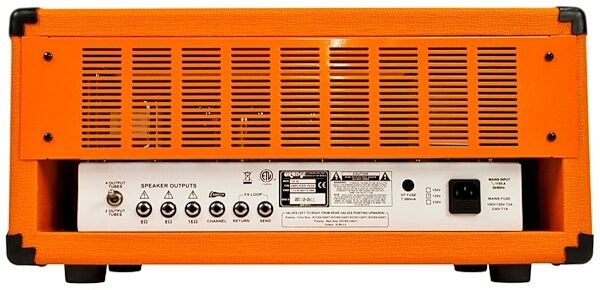 open zoom image for Orange TH30H Guitar Amplifier Head (30 Watts), Open Box (Like New), Back