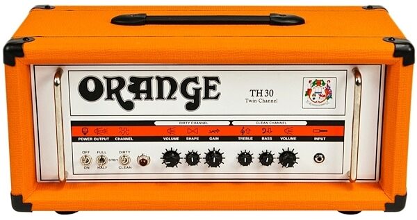 open zoom image for Orange TH30H Guitar Amplifier Head (30 Watts), Open Box (Like New), Top Angle