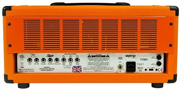 open zoom image for Orange TH50H Thunderverb Guitar Amplifier Head (50 Watts), Back