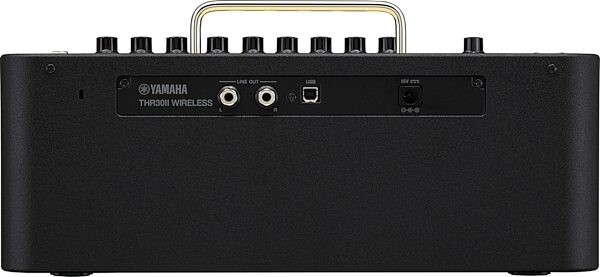 open zoom image for Yamaha THR30II Wireless Bluetooth Desktop Combo Amplifier (30 Watts, 2x3"), Cream, Open Box (Like New), Action Position Back