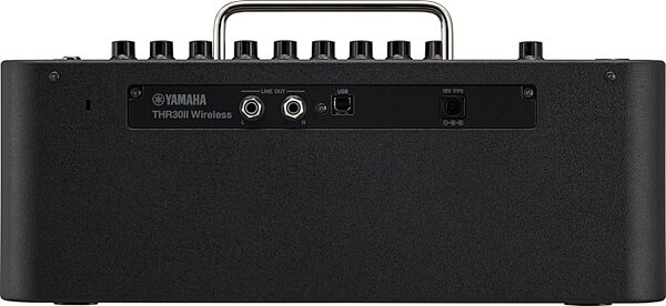 open zoom image for Yamaha THR30II Wireless Bluetooth Desktop Combo Amplifier (30 Watts, 2x3"), Black, Angled Back