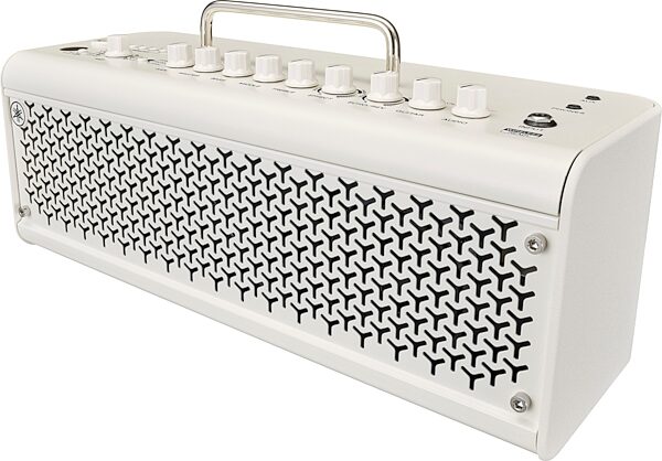 open zoom image for Yamaha THR30II Wireless Bluetooth Desktop Combo Amplifier (30 Watts, 2x3"), White, Angled Front