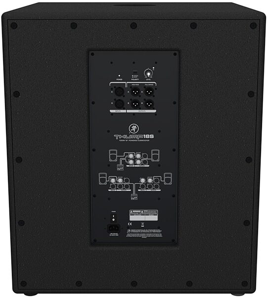 open zoom image for Mackie Thump18S Powered Subwoofer Speaker, Back