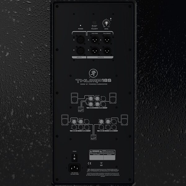 open zoom image for Mackie Thump18S Powered Subwoofer Speaker, Panel