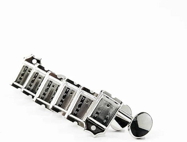 open zoom image for Allparts True Tune 6-in-Line Vintage Tuners, Nickel, Main