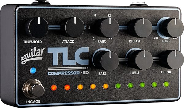 open zoom image for Aguilar TLC Compressor EQ DLX Pedal, New, Action Position Back