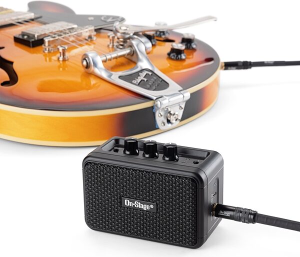 open zoom image for On-Stage TGA01 Travel Electric Guitar Amplifier, New, Detail Front